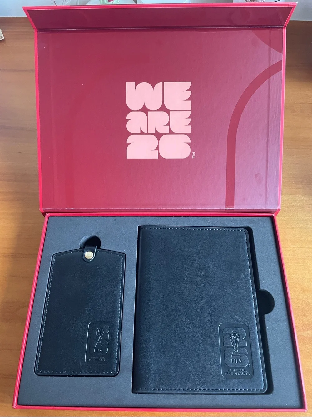 FIFA Official Hospitality Red and Black Presentation Box